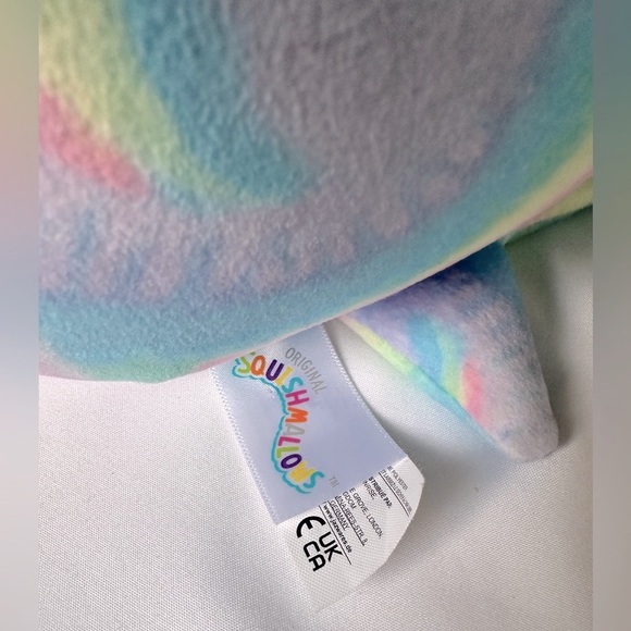 Squishmallow Tye Die Ter the Narwhal 10" Brand New - Picture 5 of 6